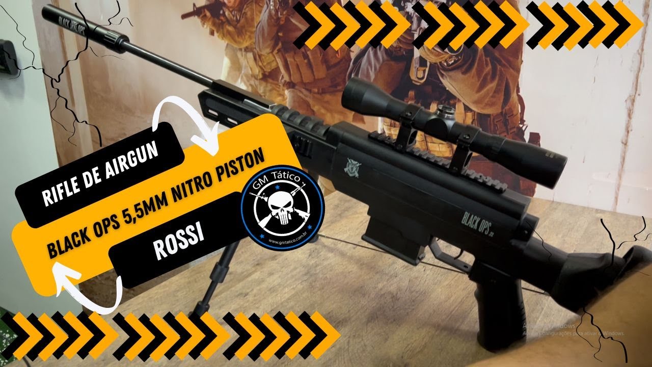 REVIEW | GM TATICO | CARABINA DE PRESSÃO BLACK OPS ROSSI|