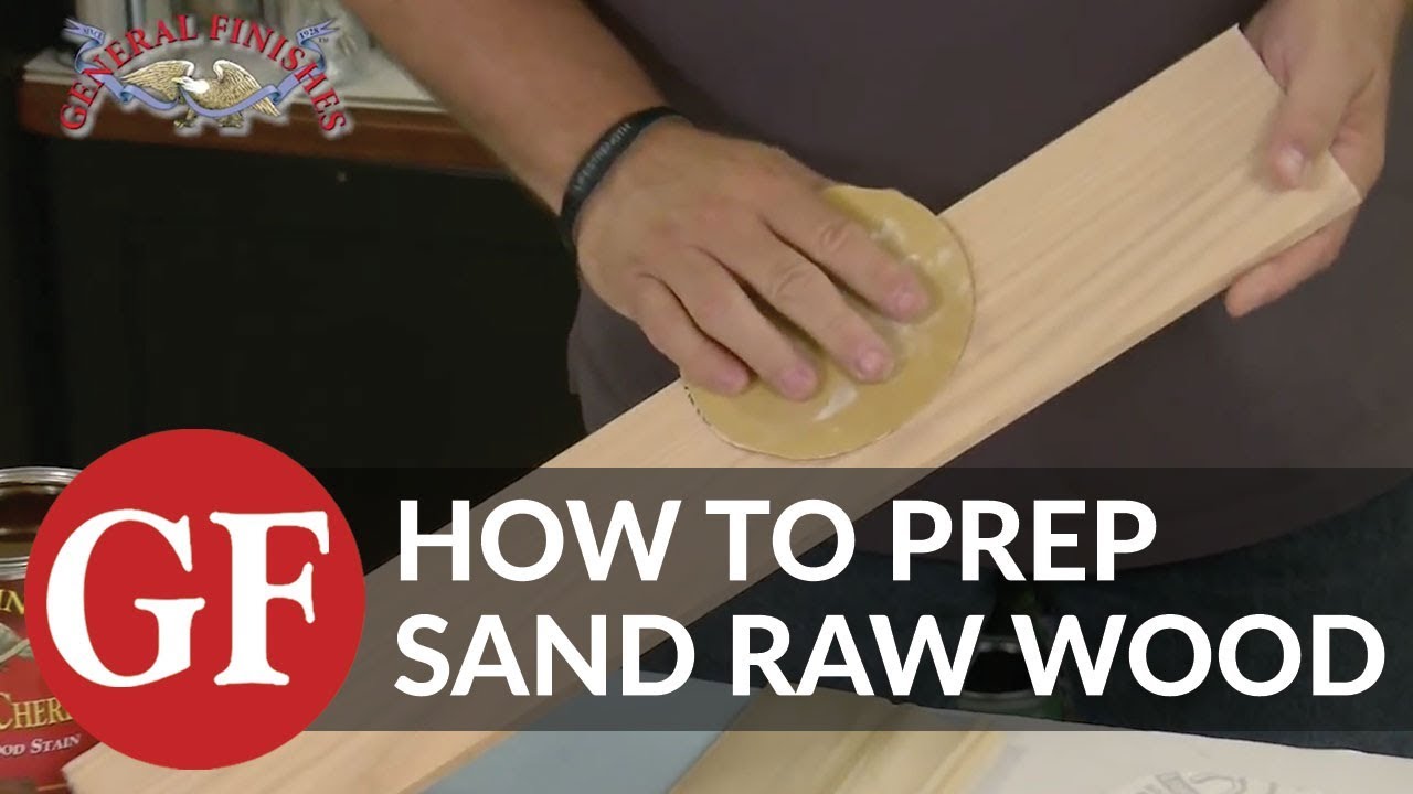How to Prep Sand Raw Wood