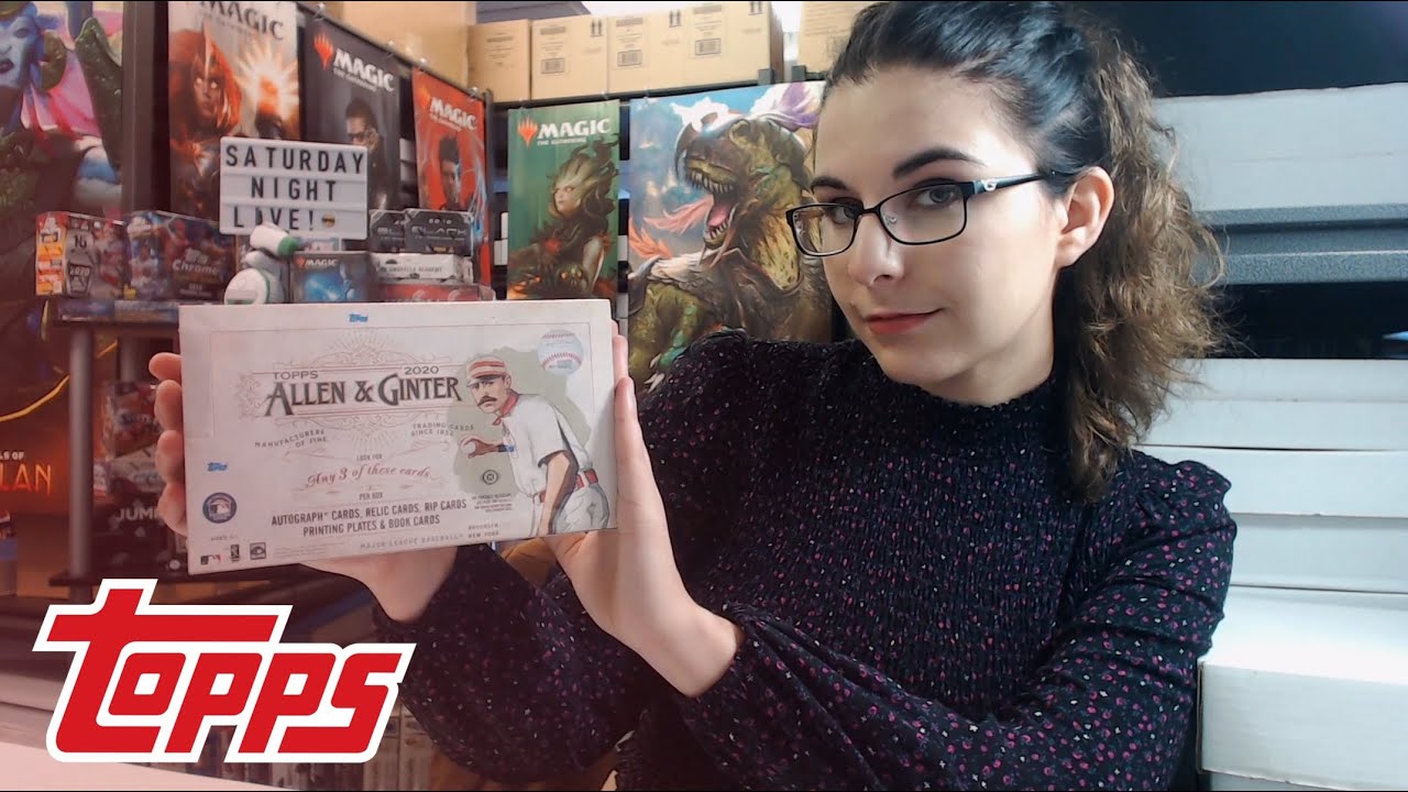 Ally and Ginter?! The Closest I'll Ever Get 😝 | 2020 TOPPS ALLEN & GINTER BASEBALL HOBBY BOX OPENING