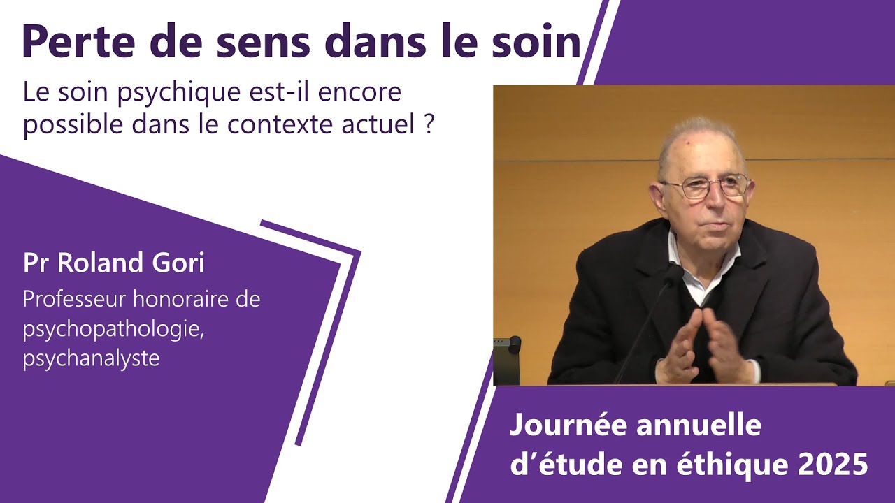 Colmar 06/03/2025 - Chapitre 6 : Roland Gori - professeur honoraire de psychopathologie