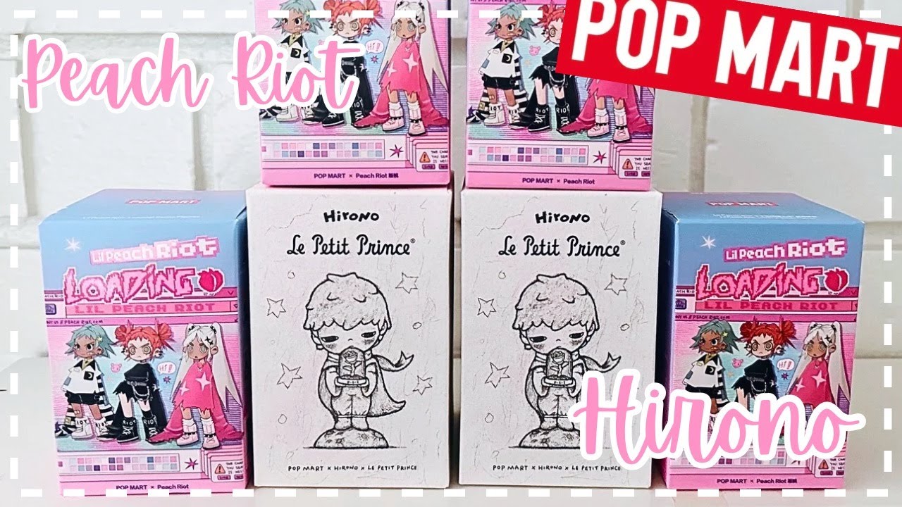 POP MART UNBOXING | Hirono x Le Petit Prince, Peach Riot