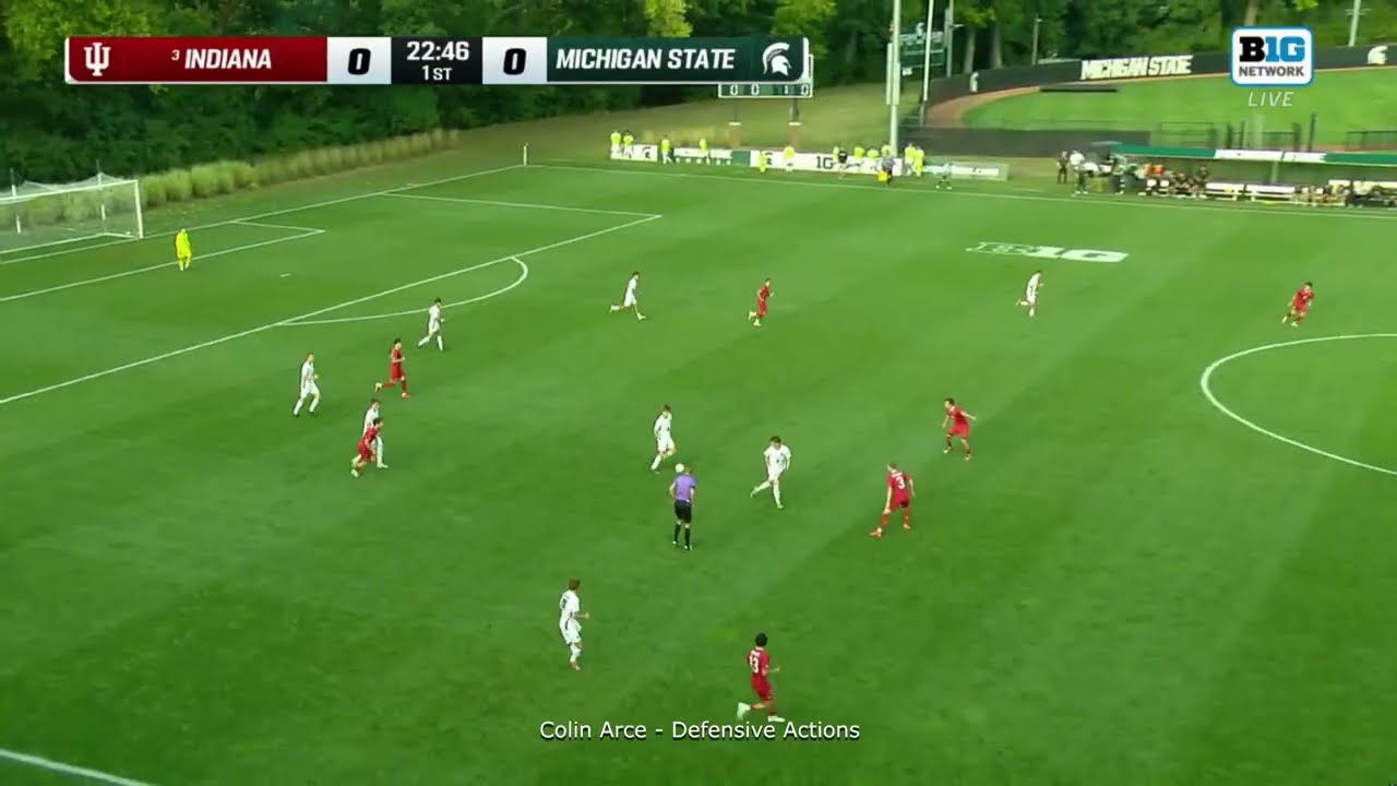 Colin Arce 2025 NCAA Soccer Highlights (Michigan State)