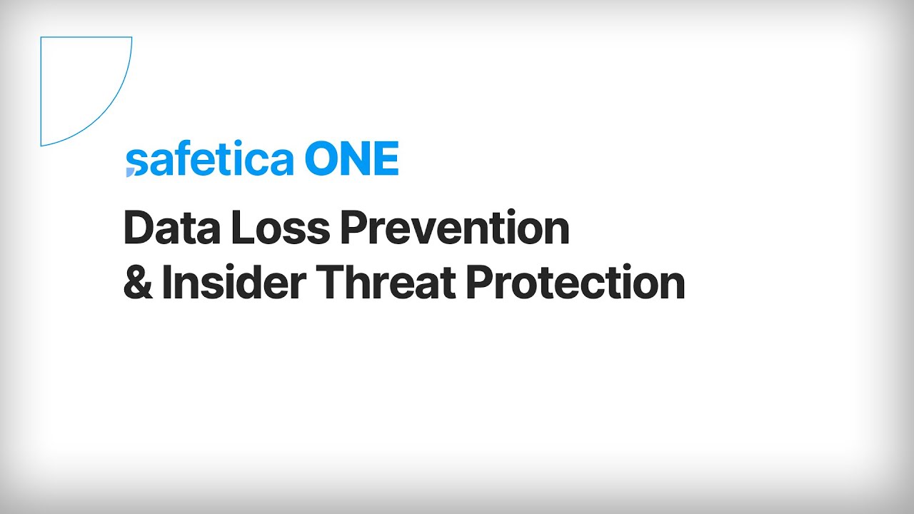 Safetica ONE Product Introduction