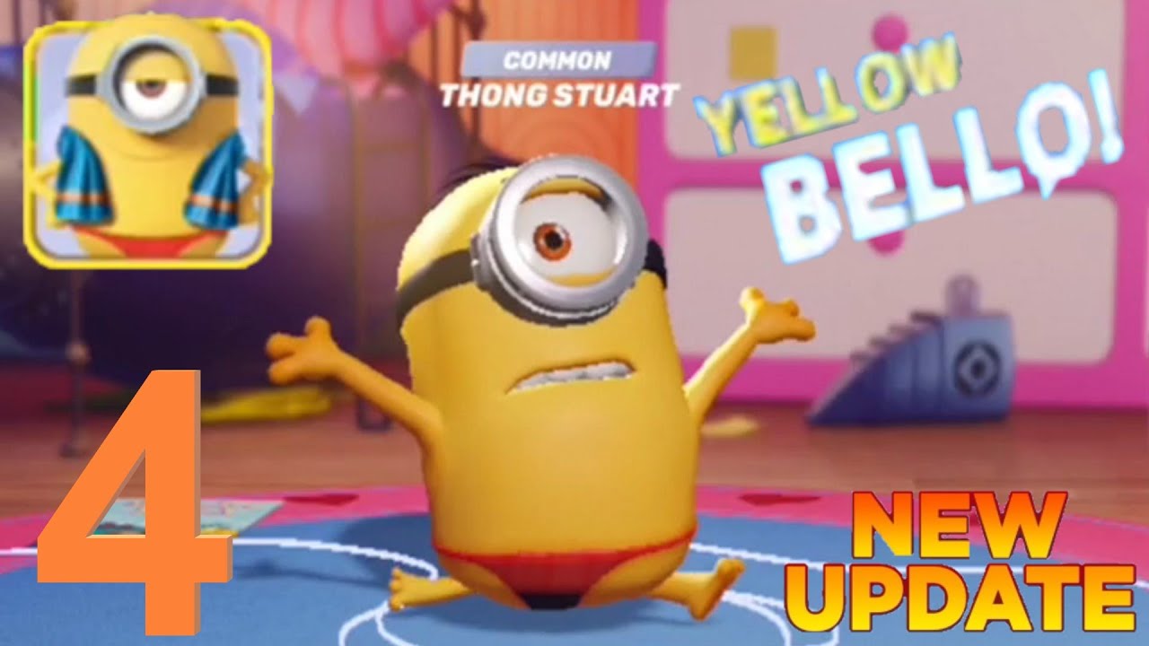 Despicable me Minion Rush 2 UNITY - THONG STUART fullscreen gameplay walkthrough part 4 ios android