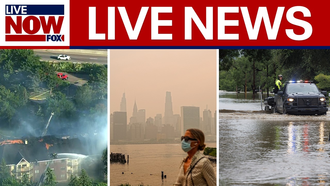 LIVE NEWS: Huge apartment fire in Minnesota, Wildfire smoke invades the country, TX flooding, & more