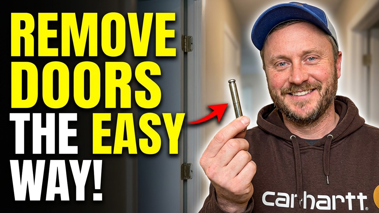 Removing a Door the SIMPLE Way (Anyone Can Do This)
