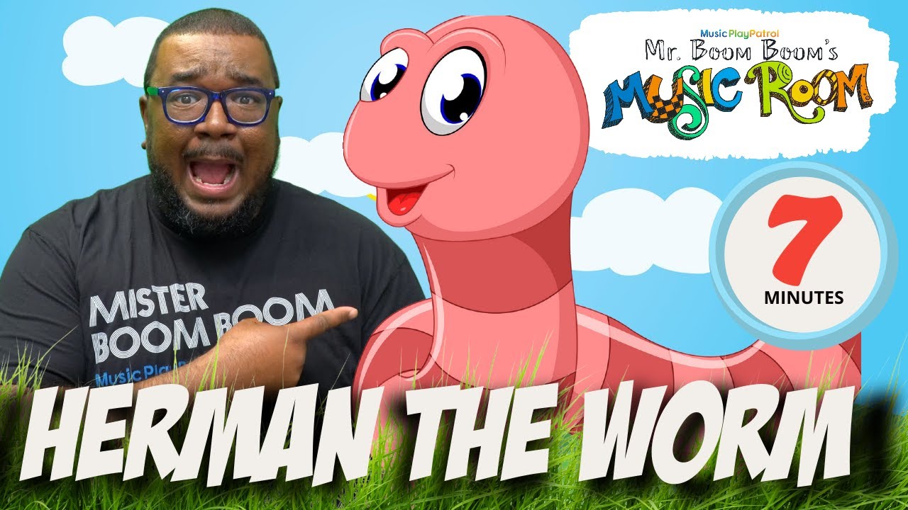 Herman the Worm Song | Preschool Music Class with Mr. Boom Boom