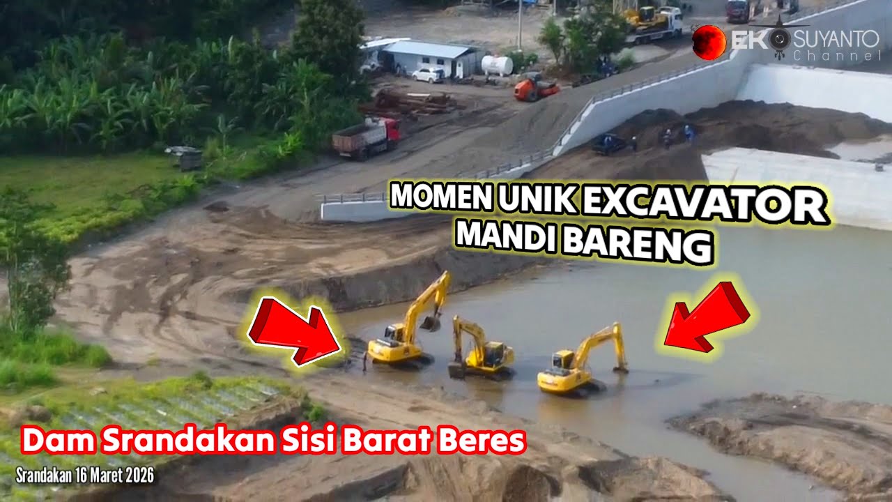 🔴 Detik ² EXCAVATOR DITARIK DARI GELANGGANG ‼️ Bagaimana kelanjutan Dam Srandakan 