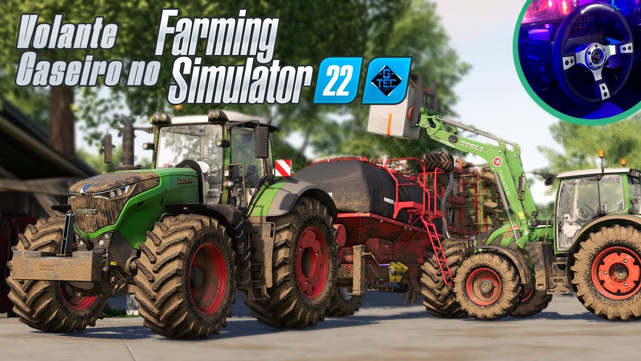 🚜 COMO CONFIGURAR VOLANTE CASEIRO + H-SHIFTER no FARMING SIMULATOR 22