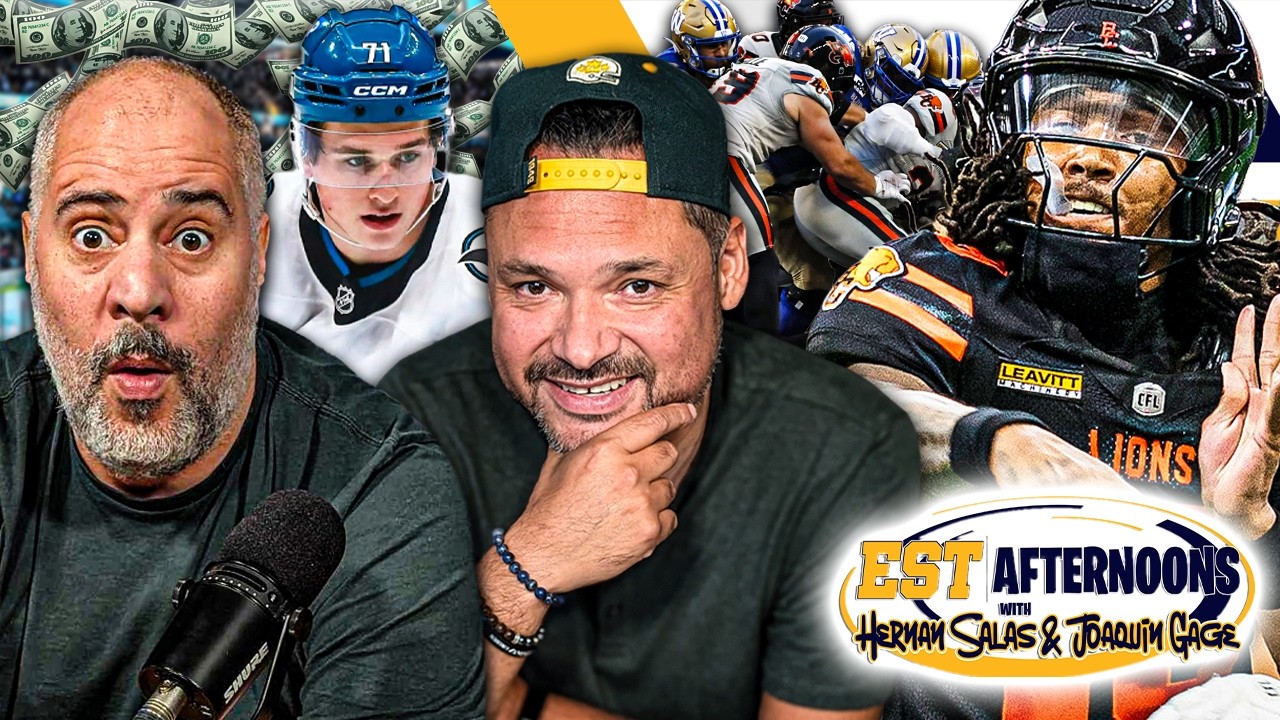 Celebrini Signs $94M Extension | CFL W9 Preview w/J.C. Abbott | EST Afternoons | 07-29-26