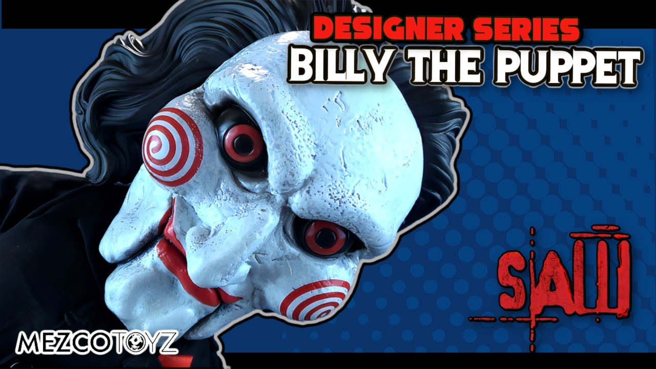 Mezco Toyz Saw Designer Series Mega Scale Talking Billy | Video Review
