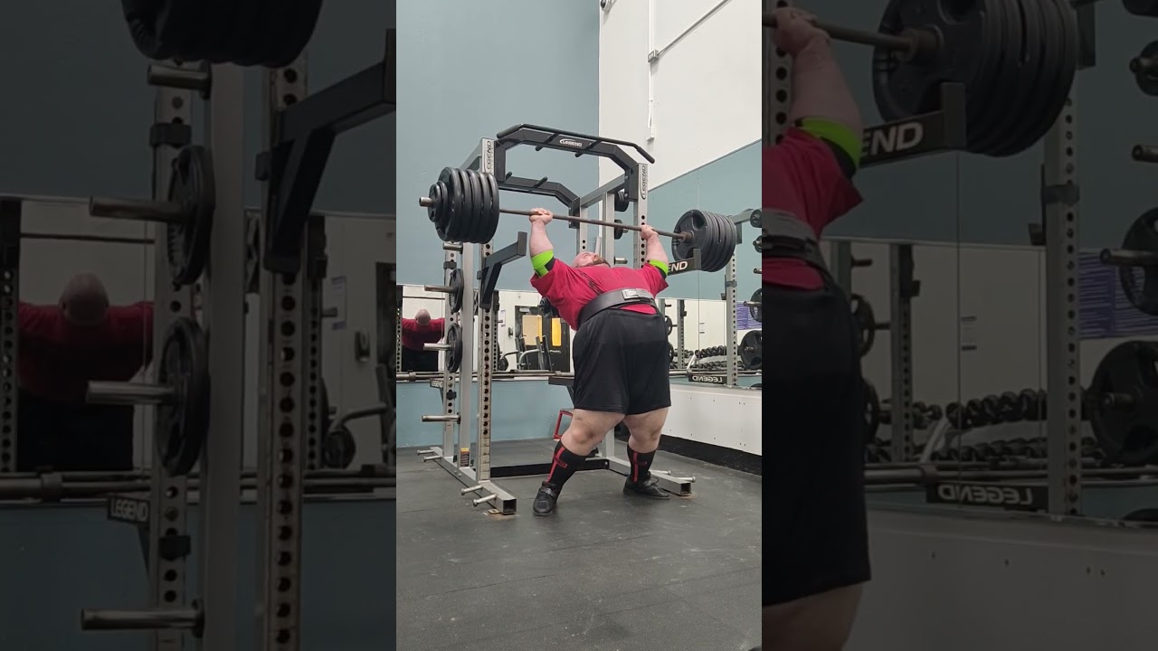 525lb STRICT OVERHEAD PRESS DRUG-FREE