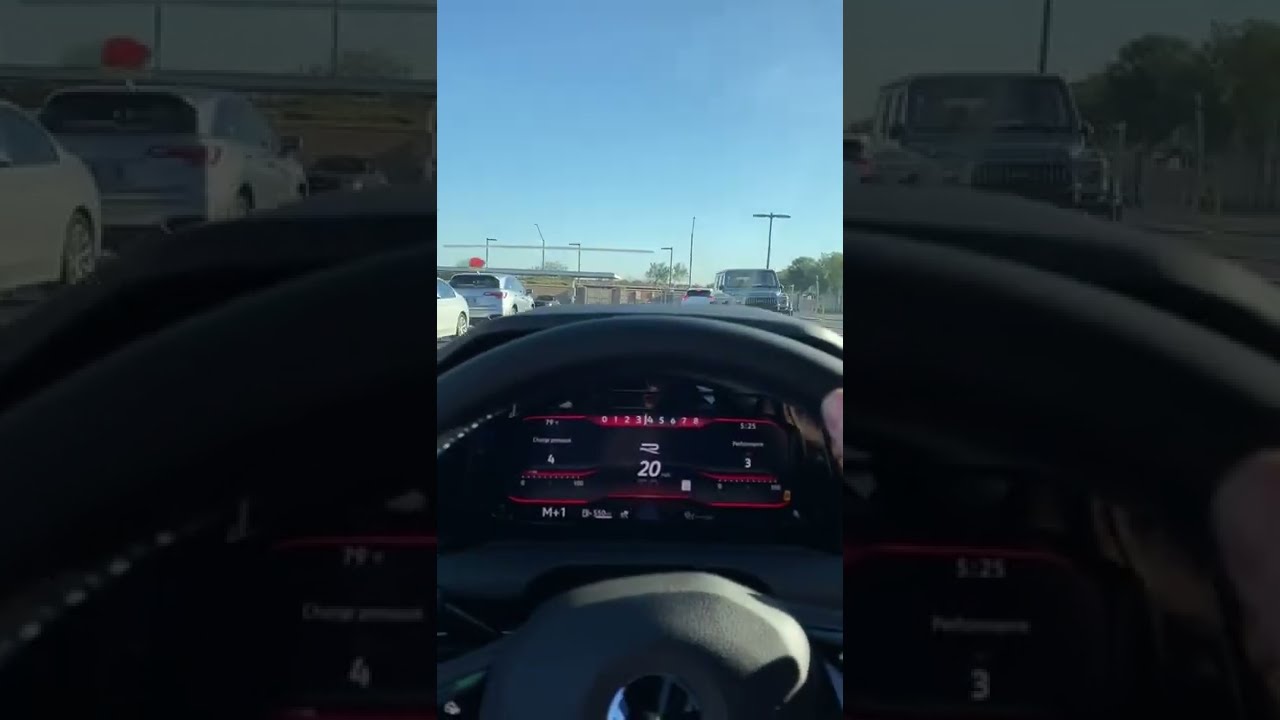 2022 MK8 Golf R Factory POPs And BANGs #shorts