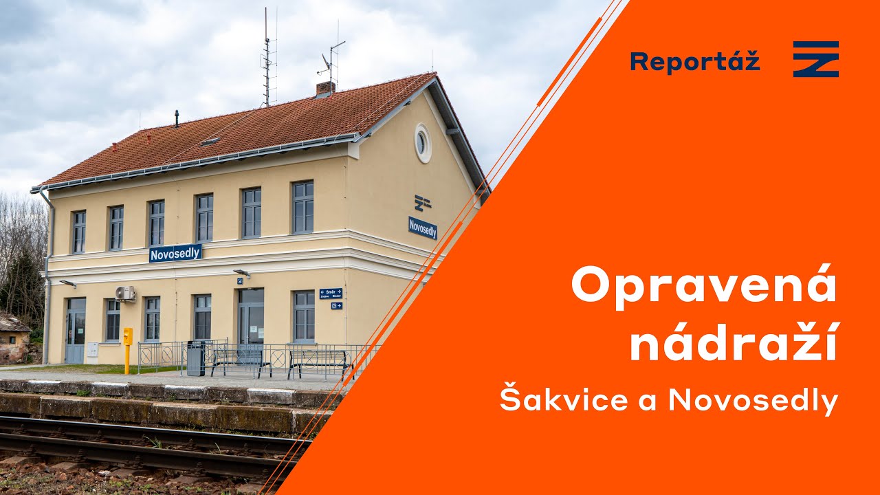 🏠 Nově opravená nádraží: Šakvice a Novosedly!