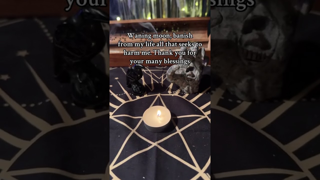 Protection Spell for the Waning Moon #spells #witchcraft