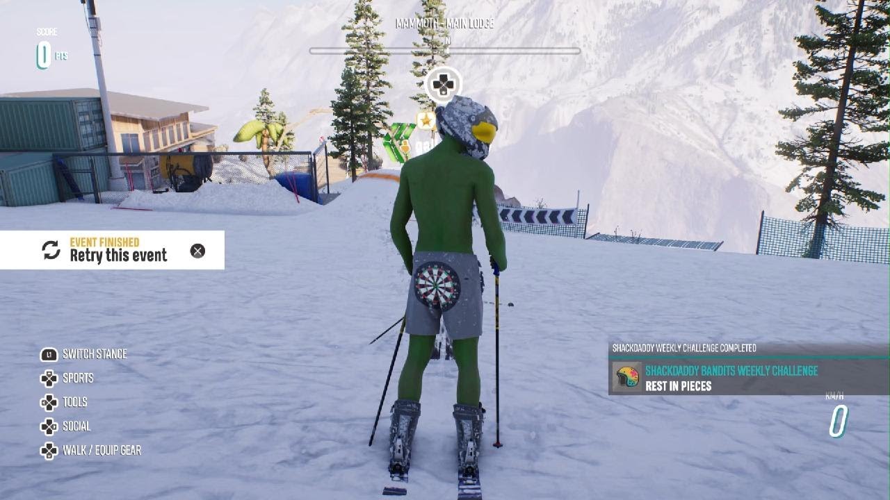 RIDERS REPUBLIC Shackdaddy Bandits weekly event Rest in Pieces