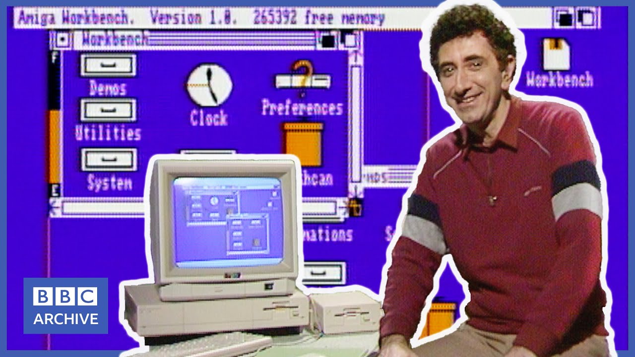 1985: Introducing the AMIGA | Micro Live | Retro Tech | BBC Archive