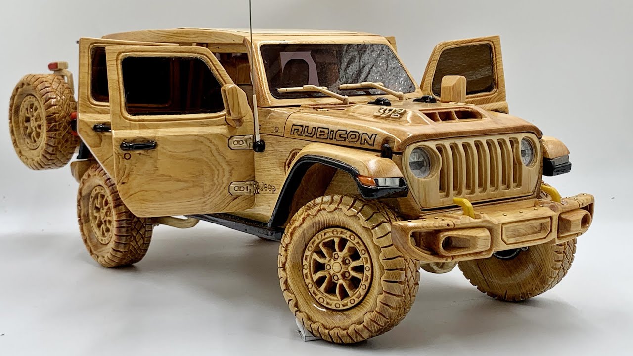 #82 Резьба по дереву - Jeep Wrangler Rubicon 2022 - Искусство деревообработки