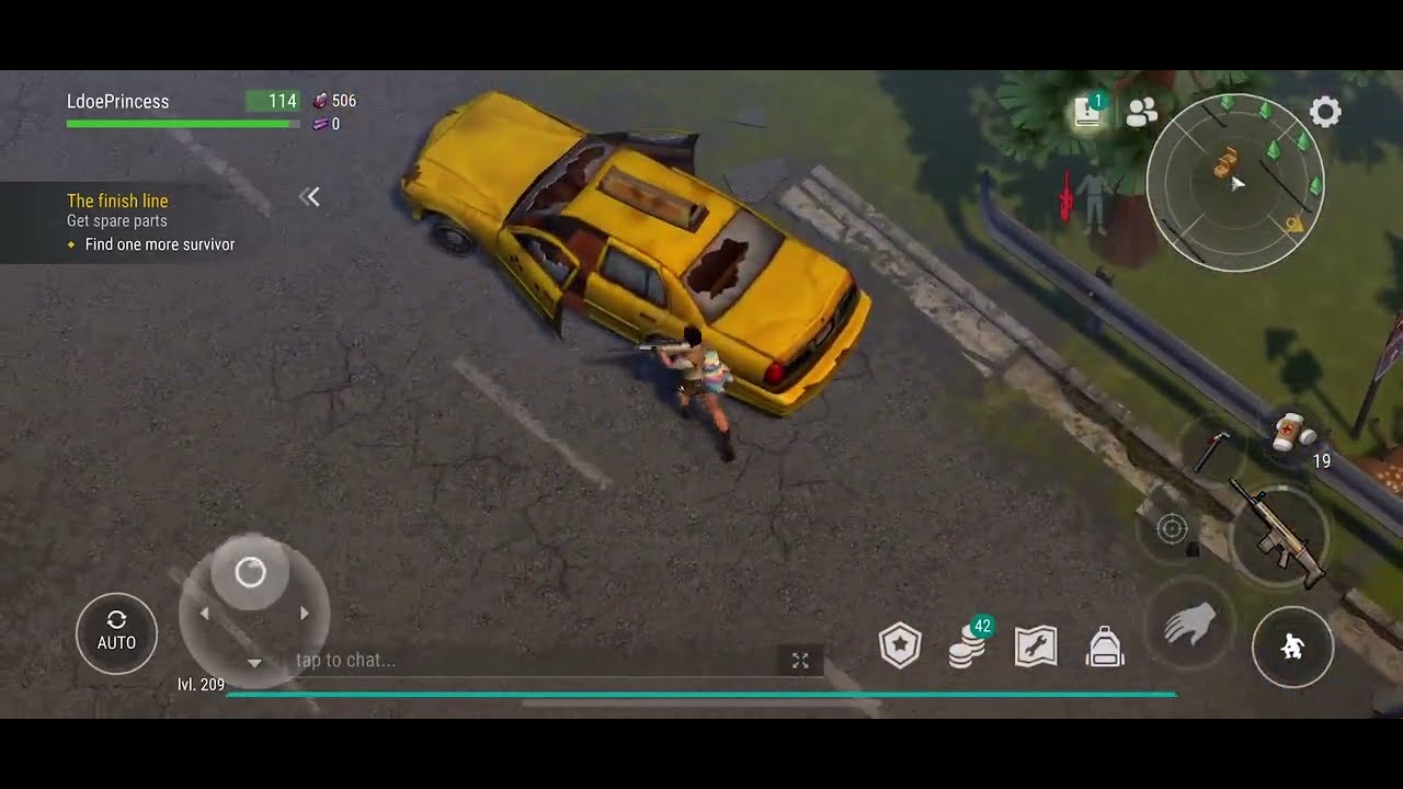 Last day on earth: survival OBTAINING SPARK PLUGS ON HIGHWAY @ MOTEL FINISH LINE MINIVAN
