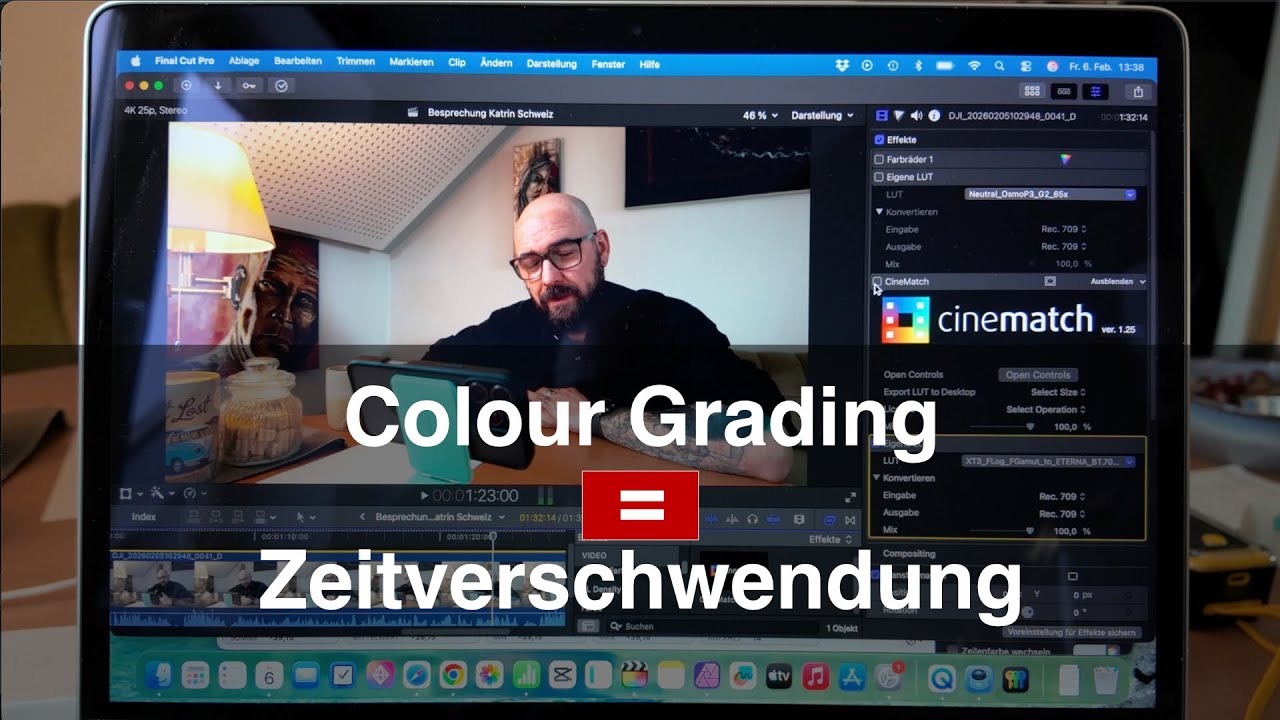 100h und mehr an Colour Grading verschwendet