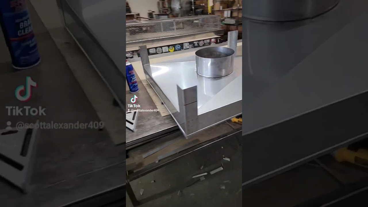 custom Chase cover chimney cap #shorts #craftmenship #handmade #metalfabrication #shortvideo