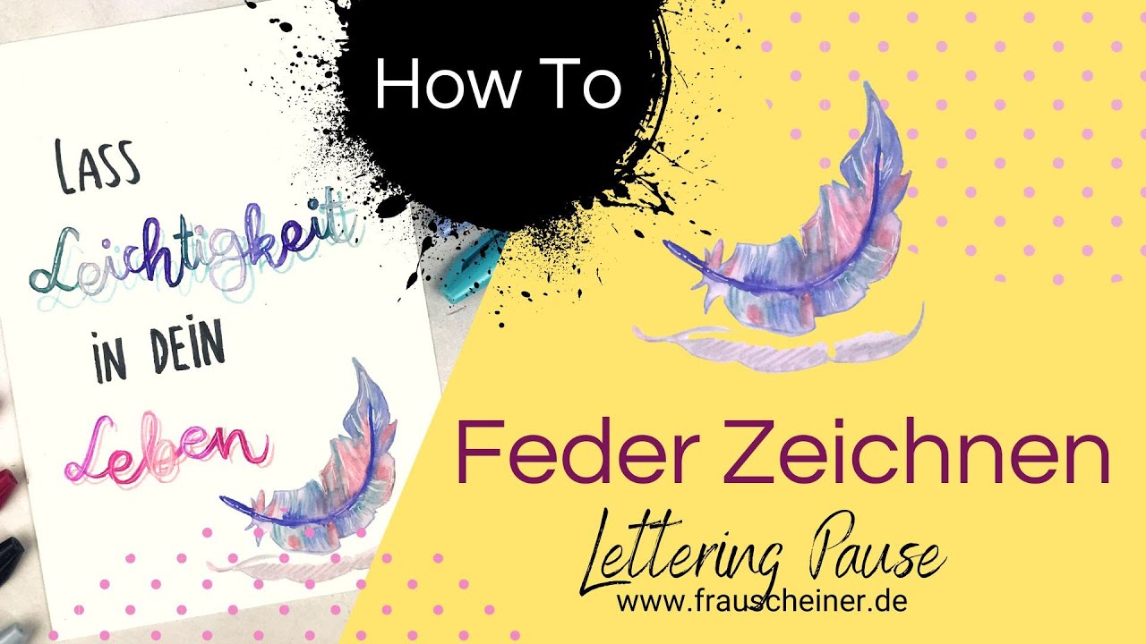Feder Zeichnen - Lettering Pause 1