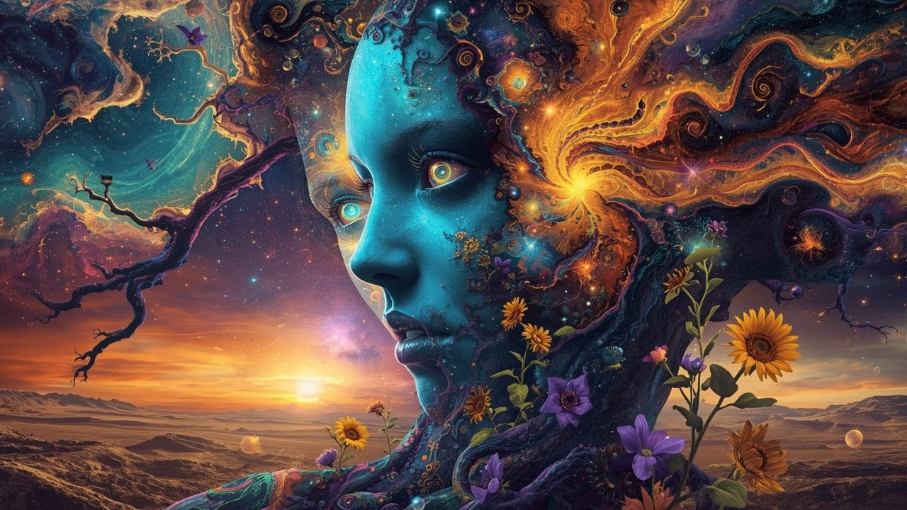 Cosmic Psychedelic Trance 🌌 | Hypnotic Hallucination Visual Trip Experience (Andromeda Mix 2025)