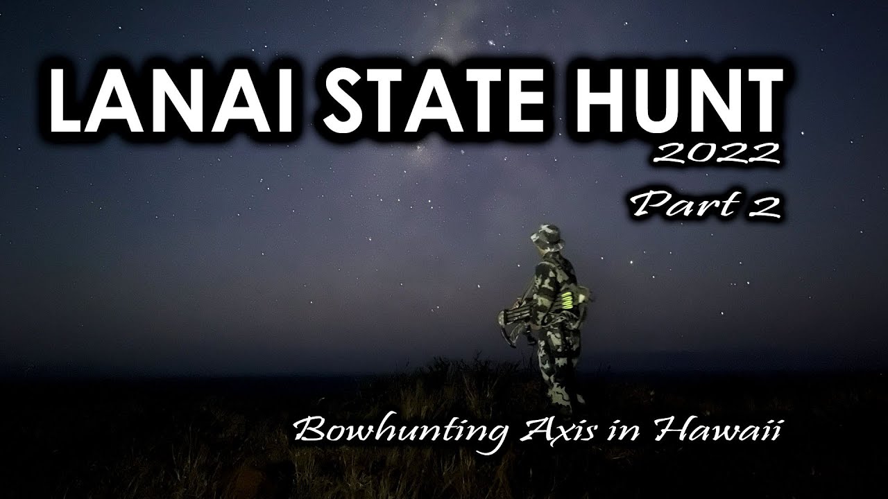 Hawaii Bowhunting : Lanai State Hunt 2022 Part 2