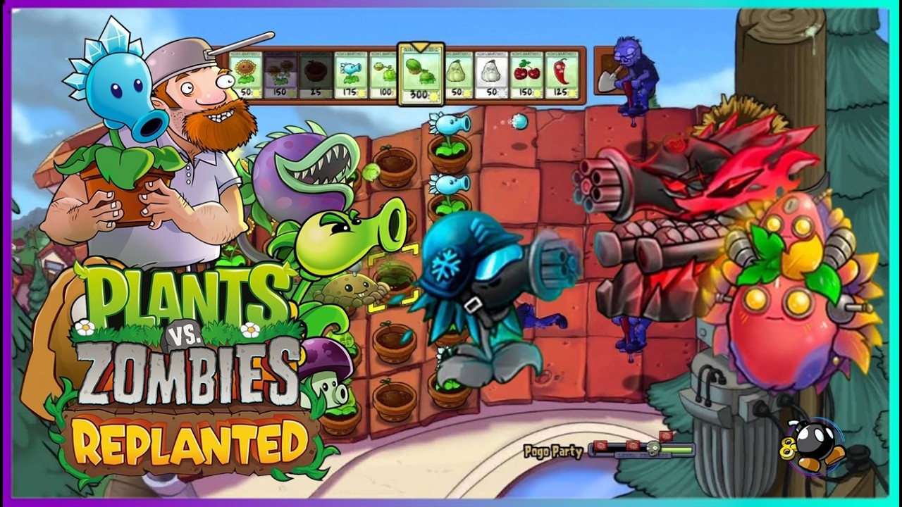 PLANTS VS ZOMBIES Replanted (Telhado) Part. 47 Até Zerar ‹ FABRICIO GAMER DETONADO ›