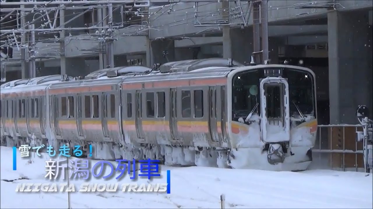 雪でも走る！ 新潟の列車(地上時代の新潟駅) ～NIIGATA SNOW TRAINS～