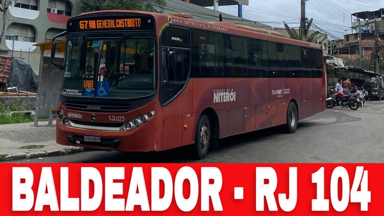 Movimentação de Ônibus #95 - Baldeador (Niterói, RJ)