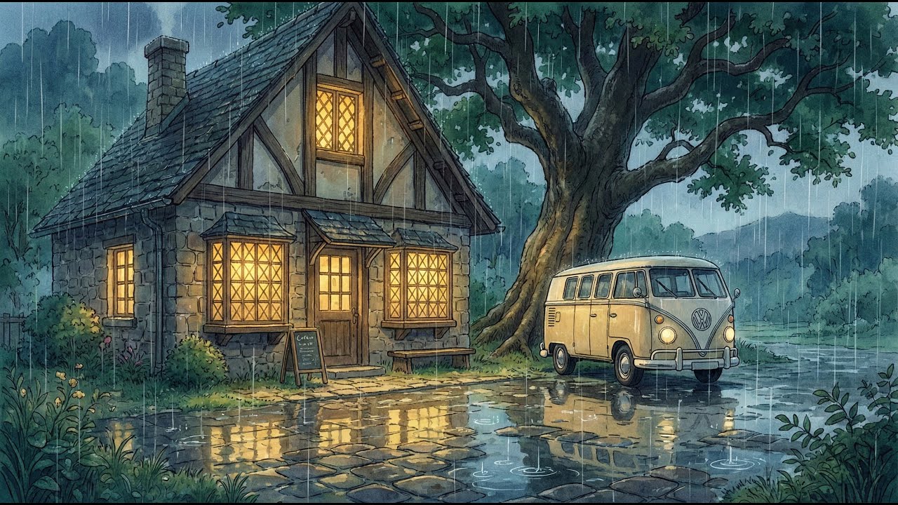 Cozy Rainy Road Trip with Family