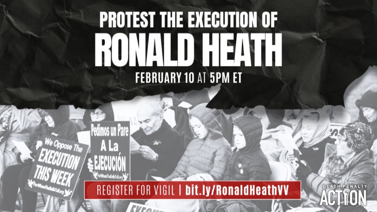 #RonaldHeath Execution Vigil