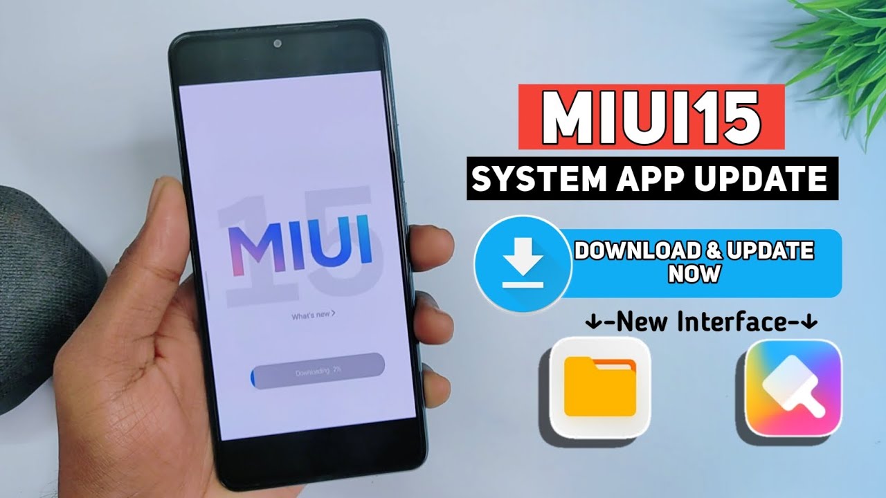 Finally 🔥 MIUI 15 System App Update With New Interface And New Features Download And Update Now