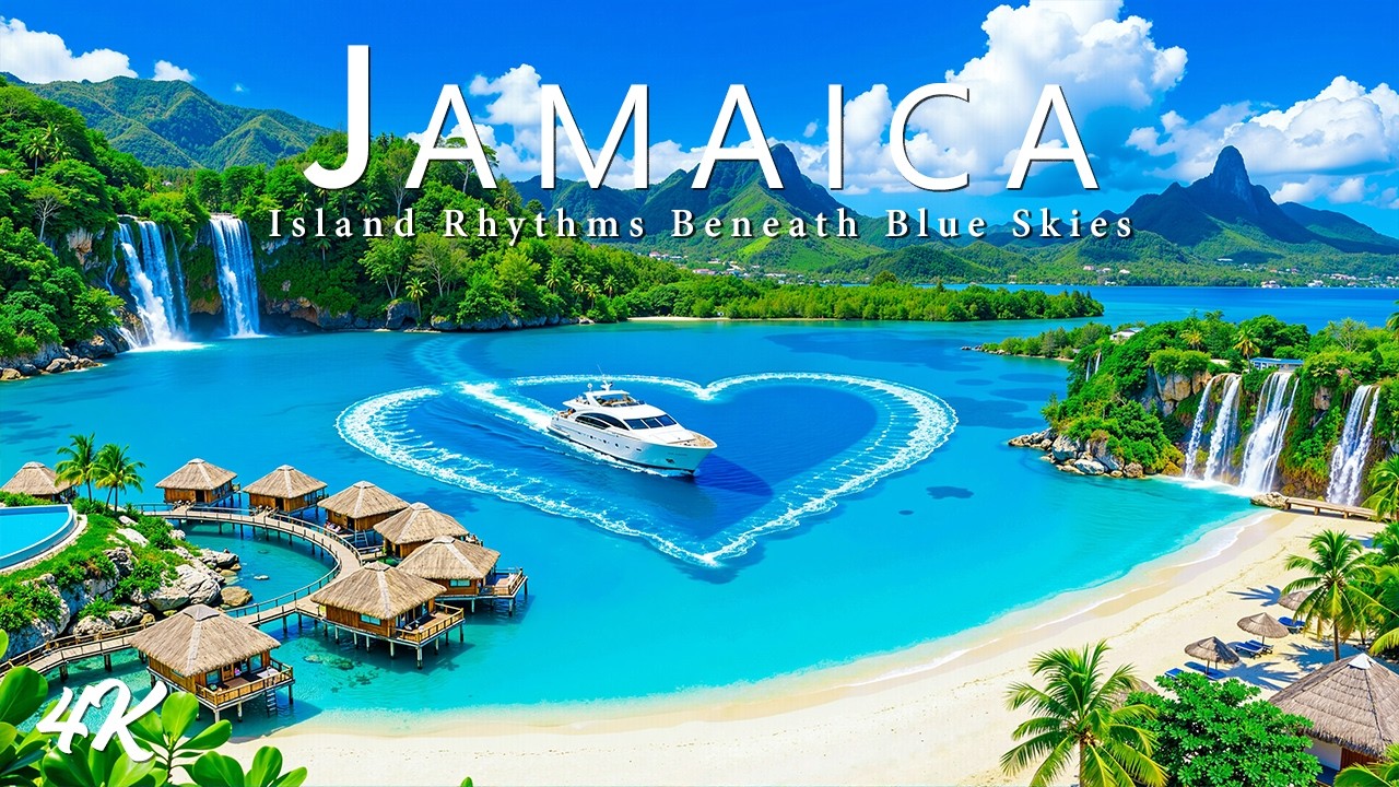 [4K] Jamaica 🇯🇲 Sunlit Beaches, Tropical Landscapes & Island Culture | Caribbean Journey