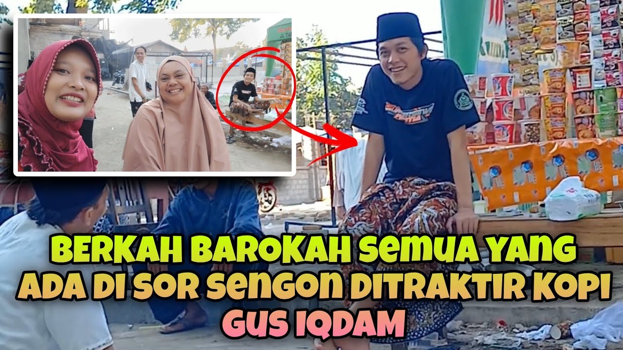 Santai bareng Gus IQDAM ⏩ Gus Iqdam traktir Jamaah di Sengonan ☕