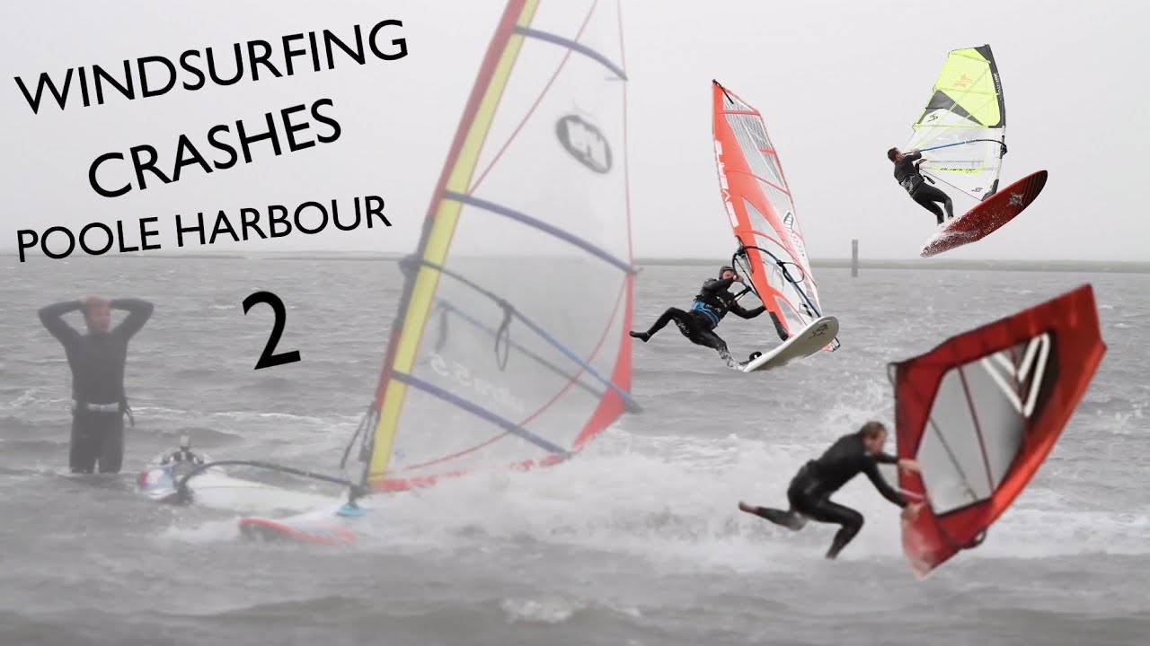 Ultimate Windsurfing crash reel | Poole Harbour V2