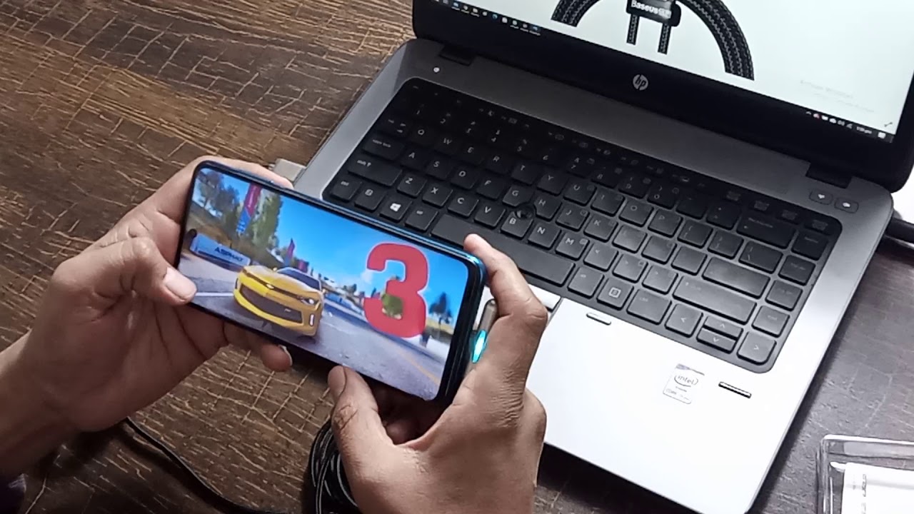 Baseus Type C Charging Cable for Gaming Mobile, Charge Mobile While Playing Game on Samsun Not 10