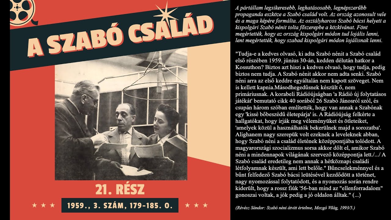 A Szabó család - 21. rész (1959., 3. szám, 179-185. o.)