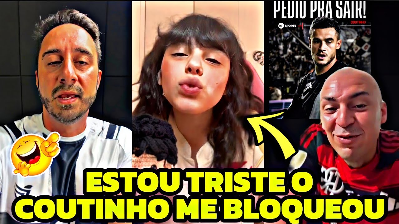😂Memes e Reações vascaínos após Coutinho ABANDONAR o barco e sair do Clube 