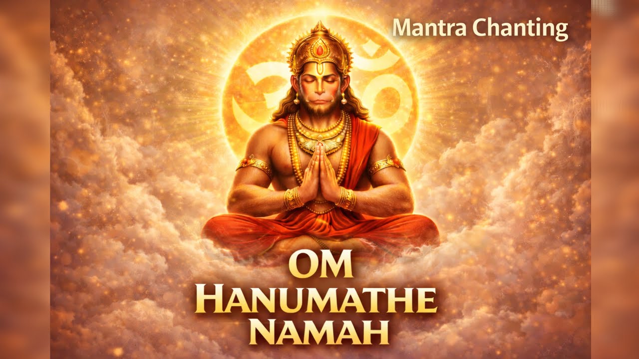 Om Hanumathe Namaha mantra | Hanuman Mantra for Peace, Strength & Protection** 🌺🙏 जय हनुमान! Chant
