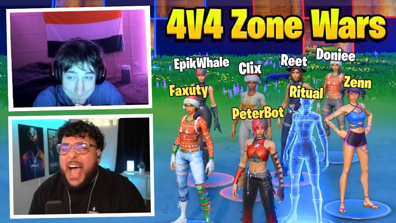 PeterBot Zenn Ritual Faxuty VS Clix Reet EpikWhale Doniee