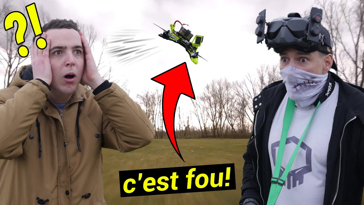 JE TESTE UN DRONE DE COURSE SURPUISSANT ! (feat. @couchoud)