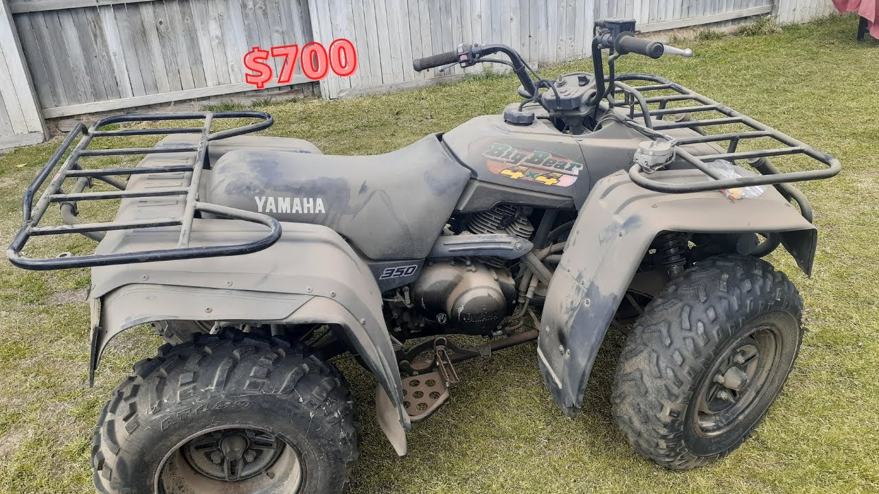 $700 Yamaha Big Bear 350- Will it Run?