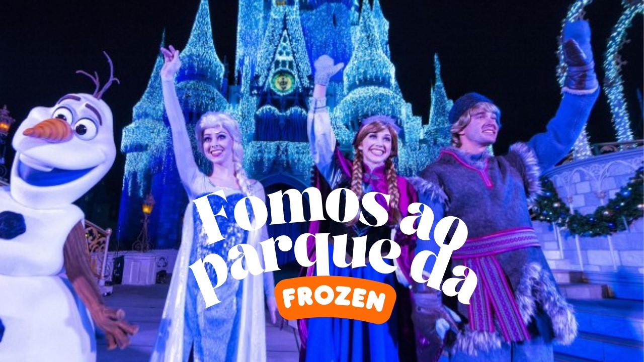 Fomos ao Parque da Frozen. Muita diversão e alegria. #familia #diversão #frozen #livreestou