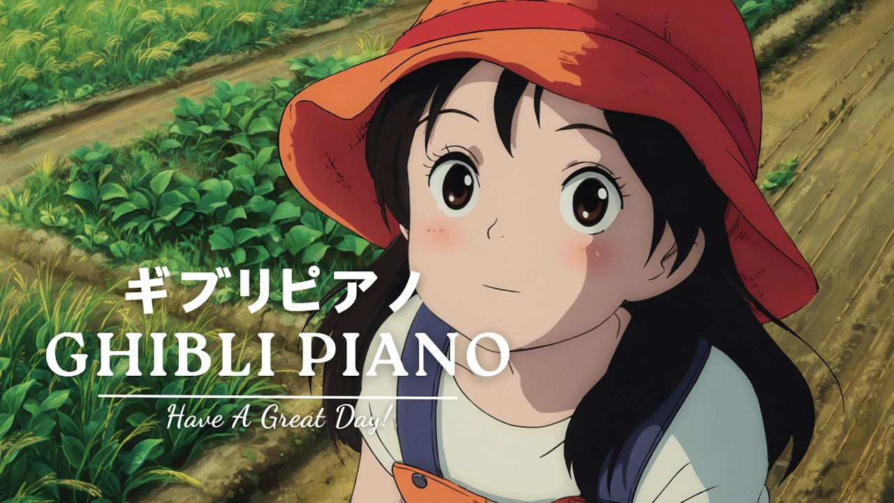 Peaceful Ghibli Piano Background Music for Studying, Relaxing and Night Rest