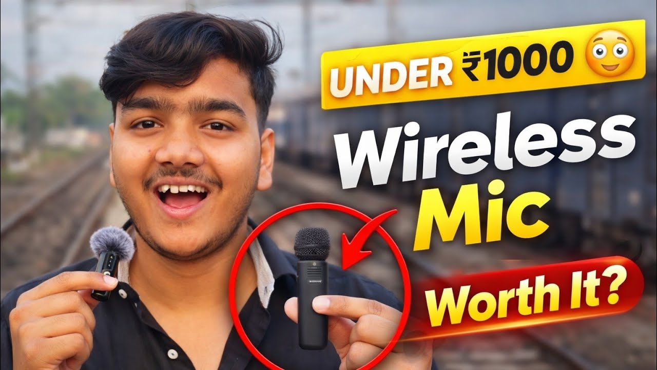 ₹1000 Me Wireless Mic 😳 Sach Me Worth It? Full Honest Review! | @PrinceVlogss31