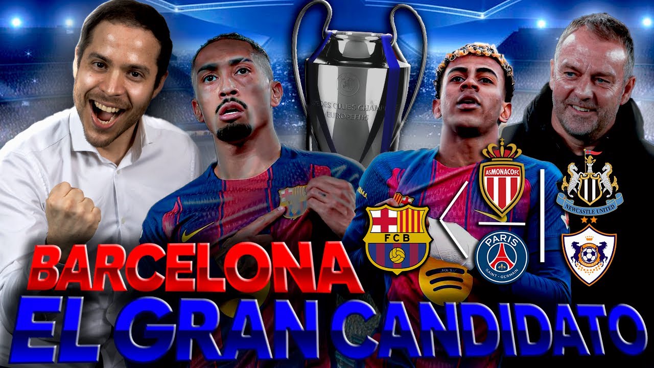 🚨🏆 Narrador ARGENTINO SENTENCIA: “BARCELONA ES EL GRAN CANDIDATO EN CHAMPIONS” + ¿PSG EN OCTAVOS?💥