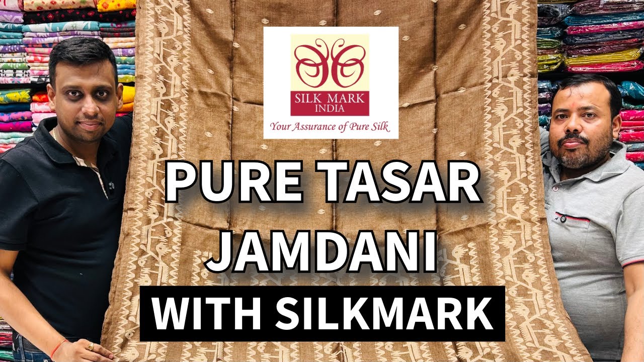 💯 PURE TASAR JAMDANI | WITH SILKMARK | ADI INDIAN SILKMARK