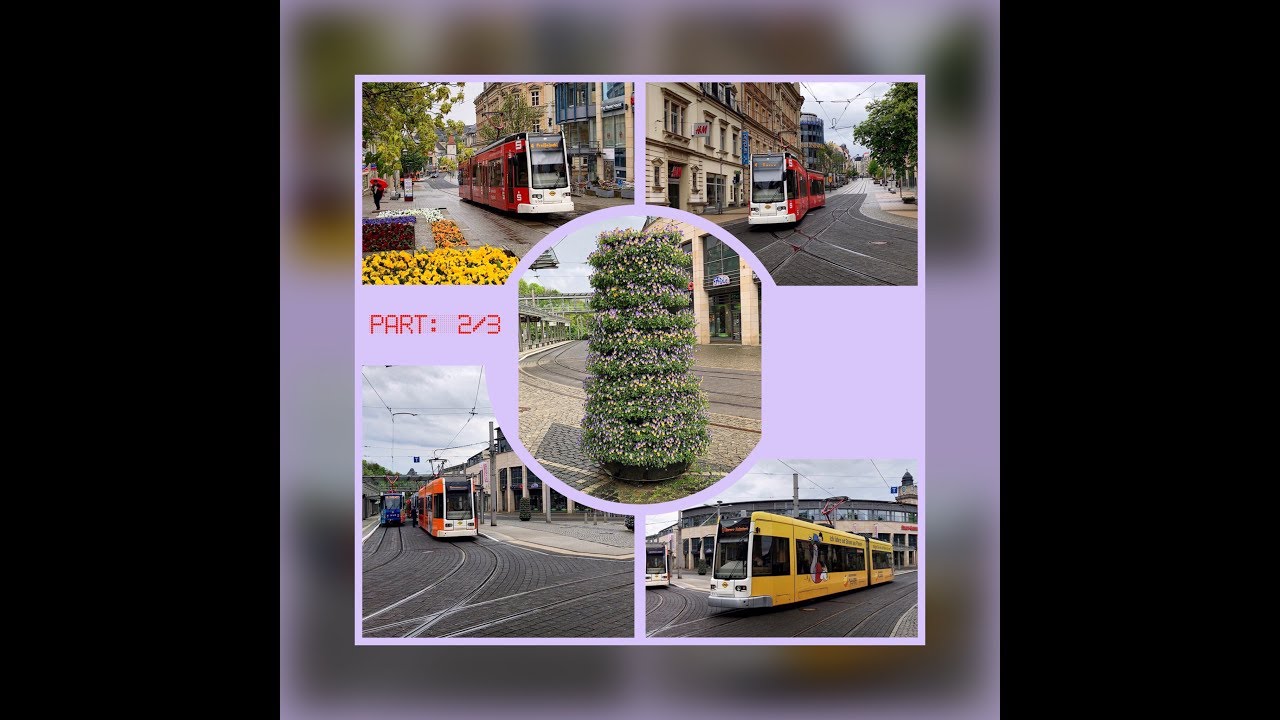 Plauen and its tram / Germany, 2017 / Part: 2/3 / Plauen und seine Straßenbahn / Teil: 2/3 / D.2017
